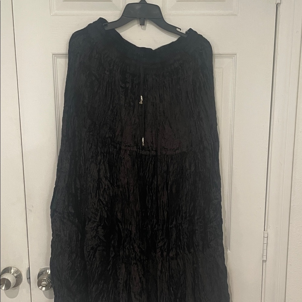 Elegant Black Maxi Skirt